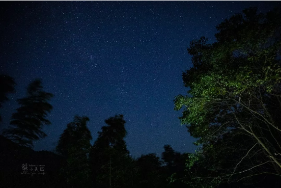 西溪磐石大峡谷的星空