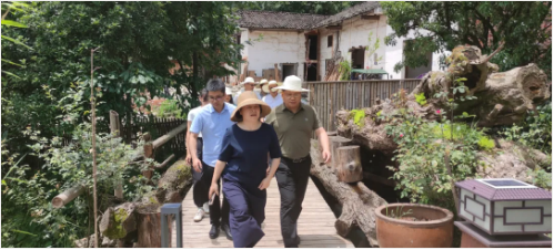 省文化和旅游厅副厅长黄东红调研浏阳张坊镇即将开展的2021年湖南省（秋季）乡村文化旅游节暨湘赣边首届客家文化旅游节